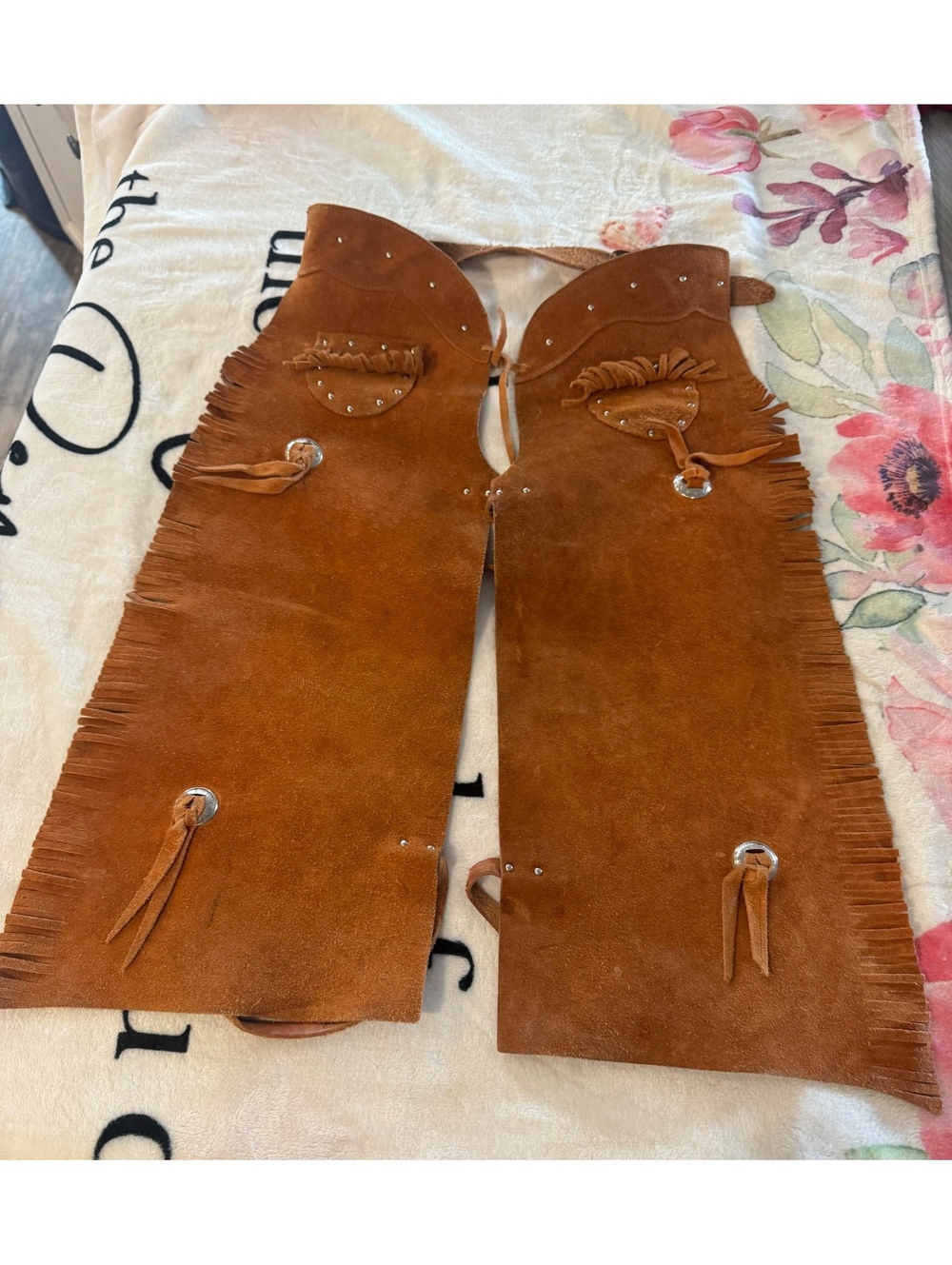 Vintage Sears boys' cowboy chaps, Texas style, size 5/6X